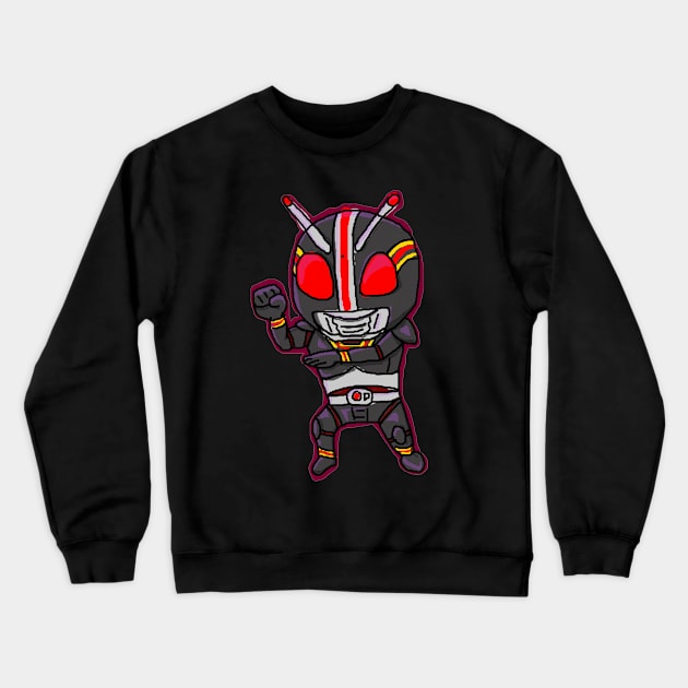 Kamen Rider Black Crewneck Sweatshirt by damnank